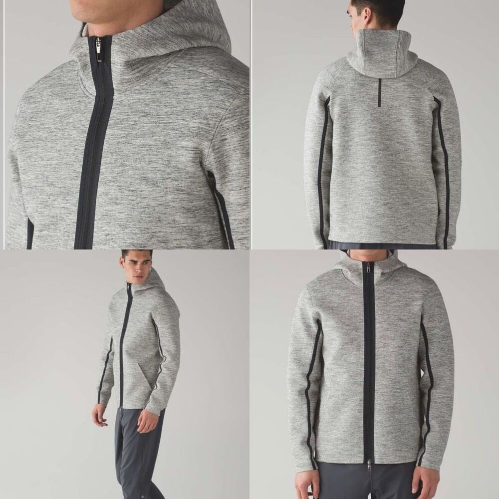 Lululemon Stratum Hoodie Heathered Space gray men’s large